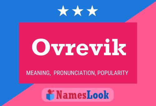 ملصق اسم Ovrevik