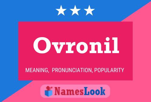 ملصق اسم Ovronil