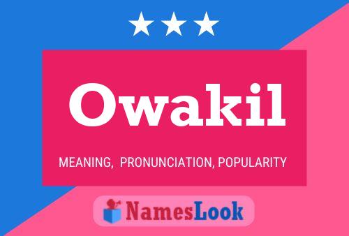 ملصق اسم Owakil