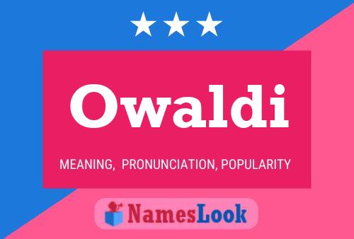 ملصق اسم Owaldi