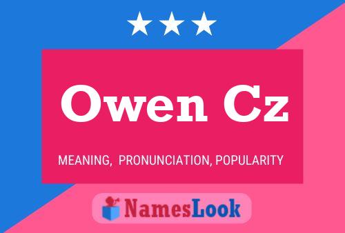 ملصق اسم Owen Cz