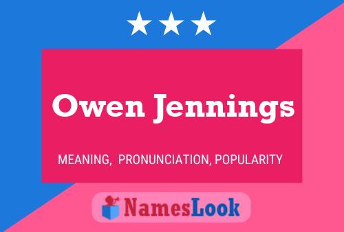 ملصق اسم Owen Jennings