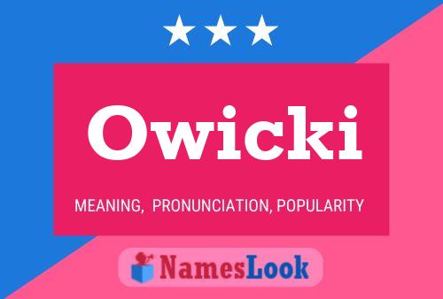 ملصق اسم Owicki