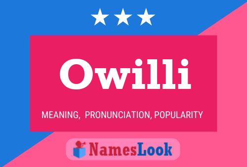 ملصق اسم Owilli