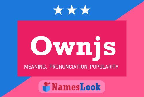 ملصق اسم Ownjs