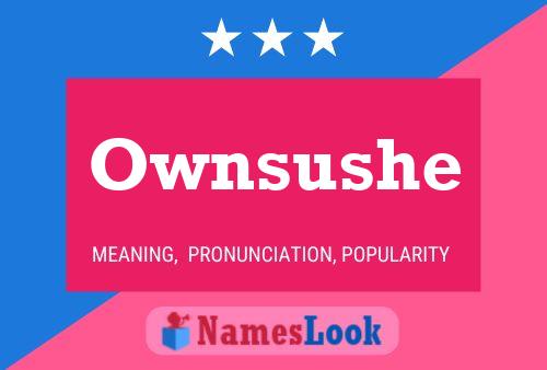 ملصق اسم Ownsushe