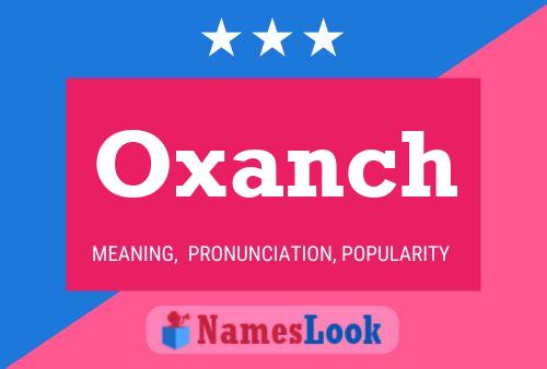 ملصق اسم Oxanch