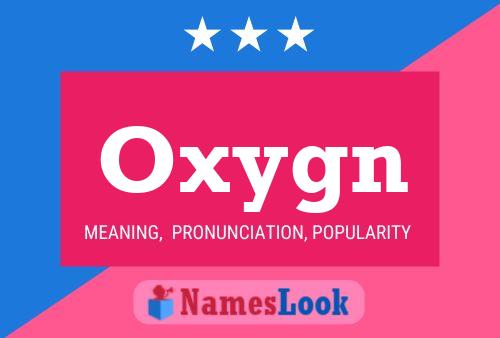 ملصق اسم Oxygn