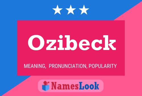 ملصق اسم Ozibeck