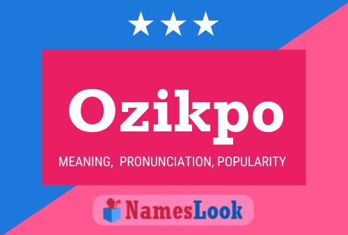 ملصق اسم Ozikpo