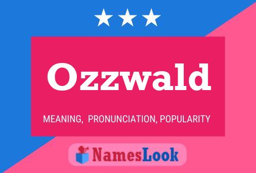 ملصق اسم Ozzwald