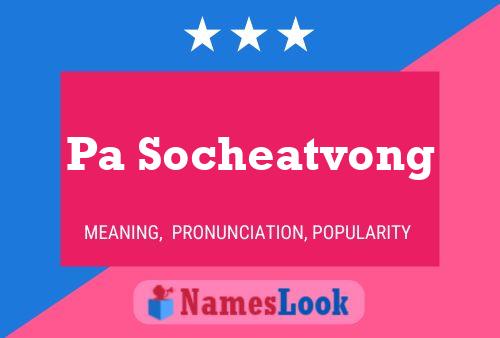 ملصق اسم Pa Socheatvong