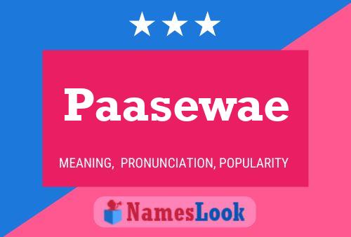 ملصق اسم Paasewae