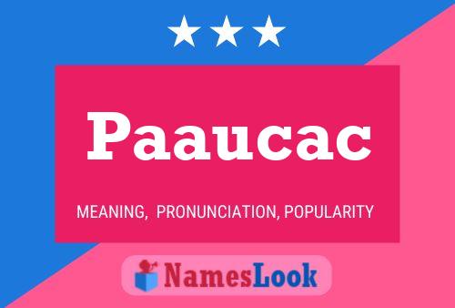 ملصق اسم Paaucac