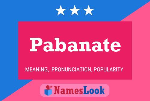 ملصق اسم Pabanate