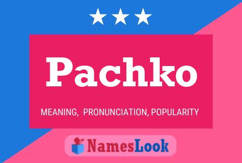 ملصق اسم Pachko