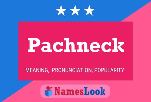 ملصق اسم Pachneck