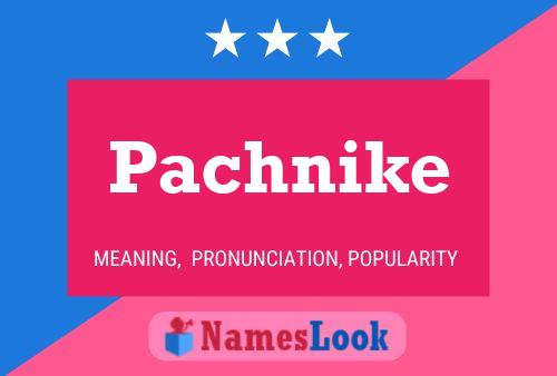 ملصق اسم Pachnike