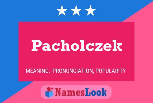 ملصق اسم Pacholczek