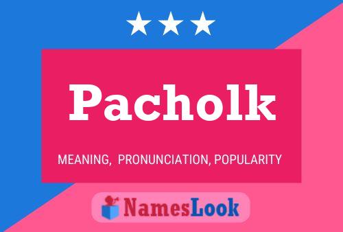 ملصق اسم Pacholk