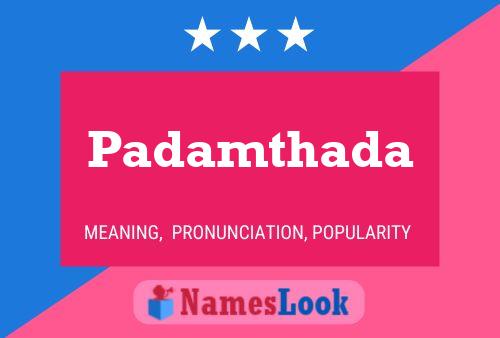 ملصق اسم Padamthada