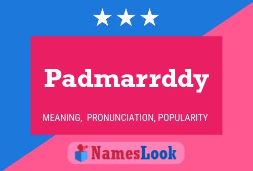 ملصق اسم Padmarrddy