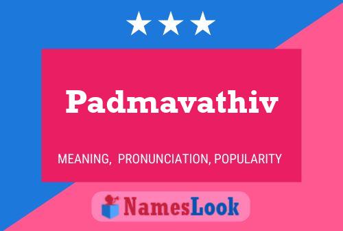 ملصق اسم Padmavathiv