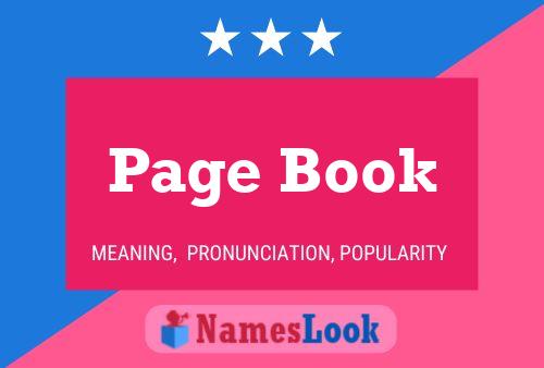 ملصق اسم Page Book