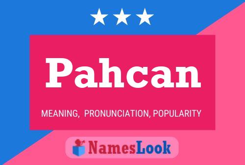 ملصق اسم Pahcan