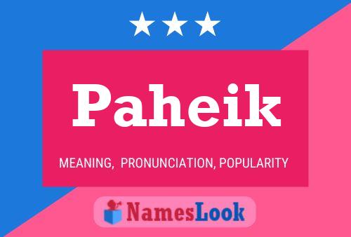 ملصق اسم Paheik