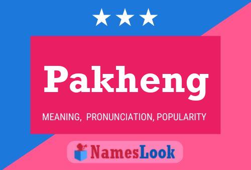 ملصق اسم Pakheng