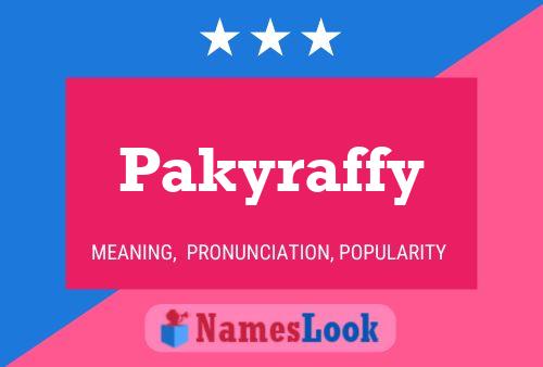 ملصق اسم Pakyraffy