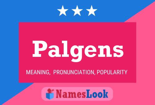 ملصق اسم Palgens