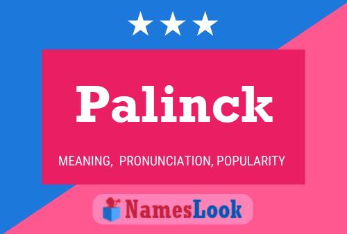 ملصق اسم Palinck