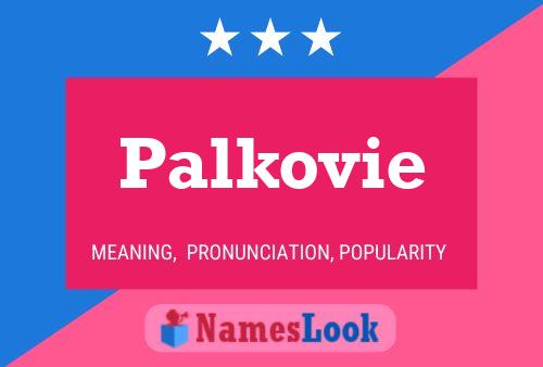 ملصق اسم Palkovie