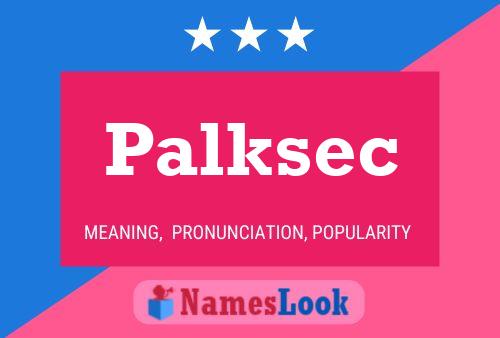 ملصق اسم Palksec