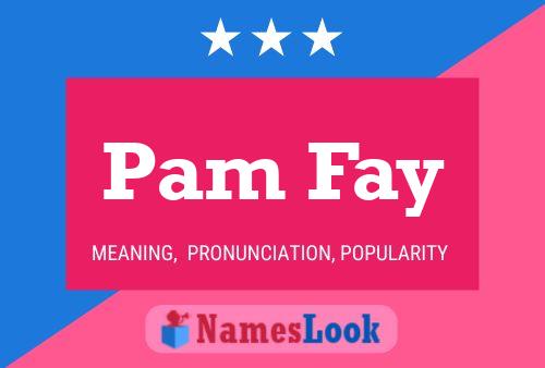 ملصق اسم Pam Fay