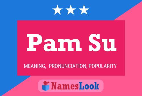 ملصق اسم Pam Su