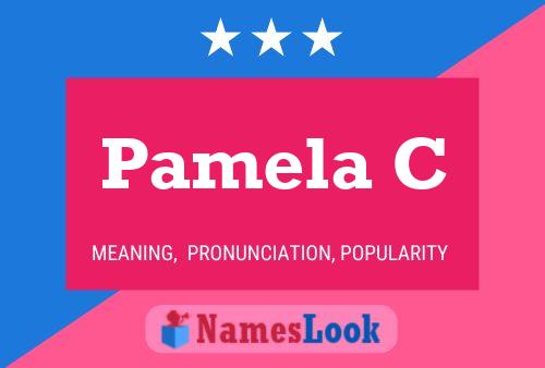 ملصق اسم Pamela C