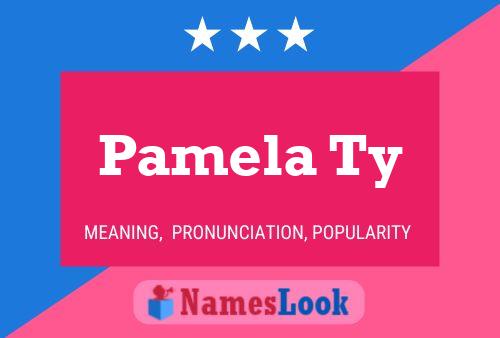 ملصق اسم Pamela Ty