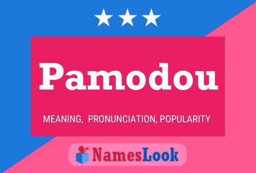 ملصق اسم Pamodou