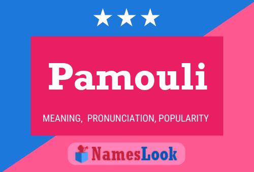 ملصق اسم Pamouli