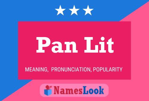 ملصق اسم Pan Lit