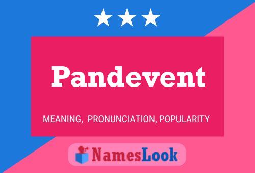 ملصق اسم Pandevent