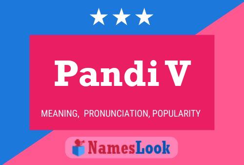 ملصق اسم Pandi V