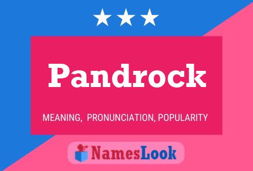 ملصق اسم Pandrock