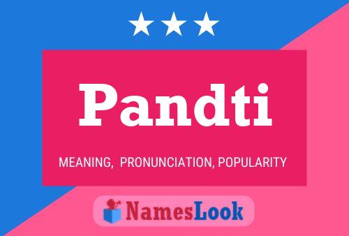 ملصق اسم Pandti