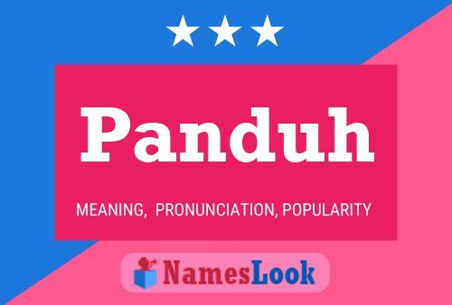 ملصق اسم Panduh