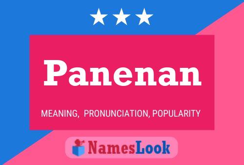 ملصق اسم Panenan