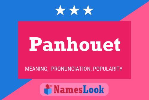 ملصق اسم Panhouet